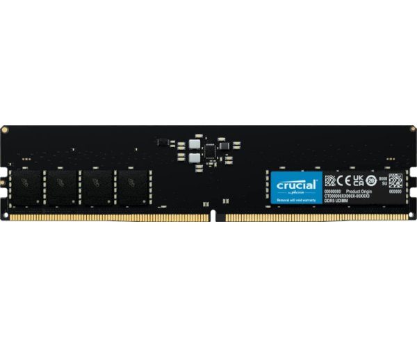 זכרון לנייח Crucial 16GB DDR5 4800MHz C40 UDIMM