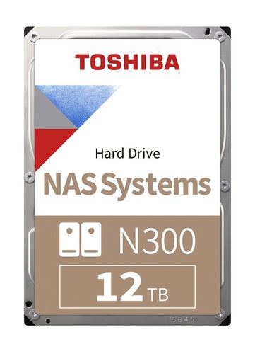 כוח קשיח פנימי TOSHIBA N300 NAS Hard Drive 12TB (256MB) 7200rpm