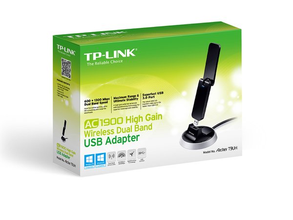 מתאם רשת TP-link AC1900 High Gain Wireless Dual Band USB Adapter