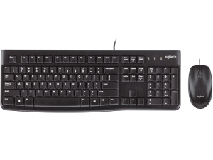 סט מקלדת ועכבר חוטי Logitech MK120