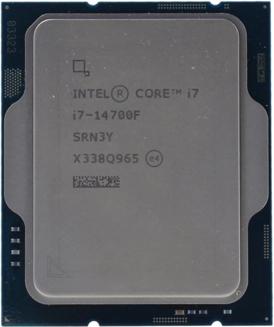 מעבד Intel I7-14700F no Gpu No Fan up to 5.4Ghz 20 cores