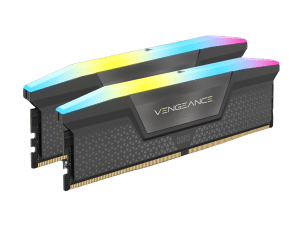 זכרון לנייח Corsair Vengeance RGB Black 16GB 2X8 5200MHz DDR5 C40