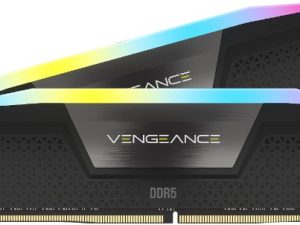 ז. לנייח CORSAIR VENGEANCE RGB DDR5 RAM 32GB 2x16GB 6000MHz CL30