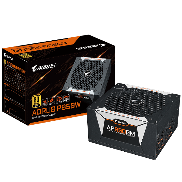 ספק כוח מודולרי AORUS P850W 80 PLUS GOLD Modular 13.5 CM FAN