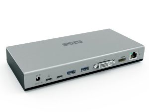 תחנת עגינה ST Lab U-2470 TYPE-C 10G DUAL DISPALY HDMI/DVI/LAN/USB