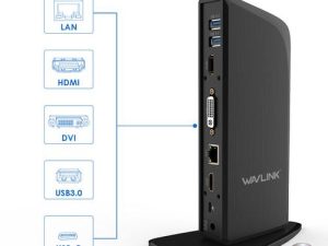 תחנת עגינה Wavlink WL-UG39PD1 USB-C Triple display במלאי