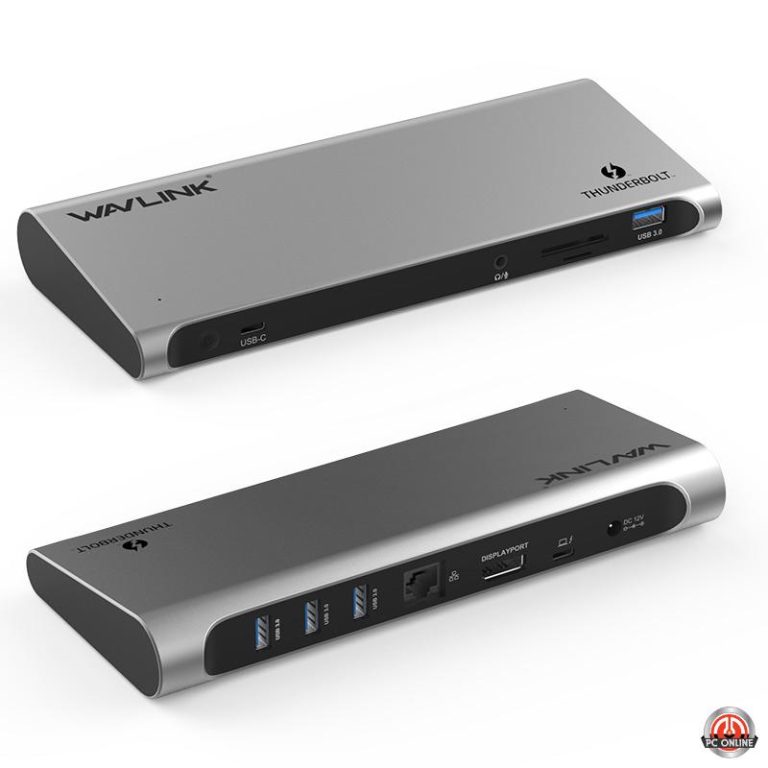 תחנת עגינה Thunderdock SP III/Thunderdock SP V - Thunderbolt™ 3 4K Display Wavlink WL-UTD03/WL-UTD03H במלאי