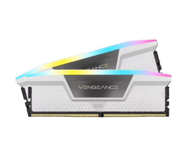 ז.לנייח Corsair Vengeance RGB DDR5 32GB 2X16 5200MHZ C40kit White