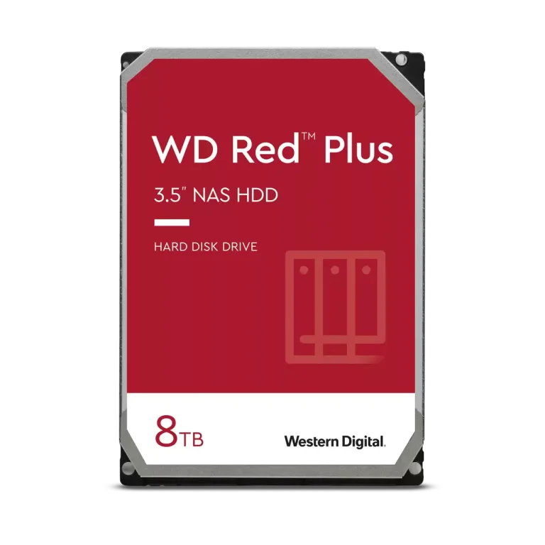 כונן קשיח Western Digital Red Plus NAS 8TB 128MB 5400RPM WD80EFZZ