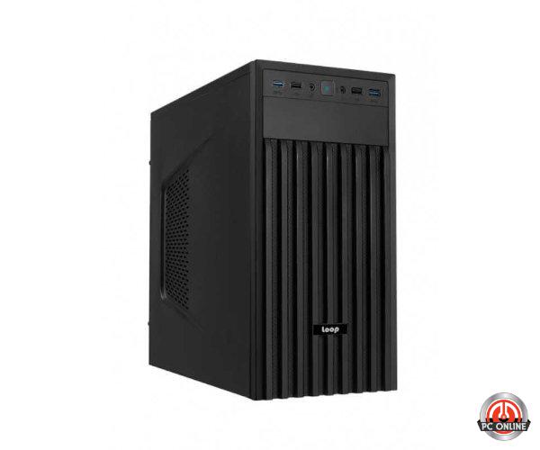 מארז מיני כולל ספק LOOP-2001 500W 35.5CM HIGHT Mini Tower ATX