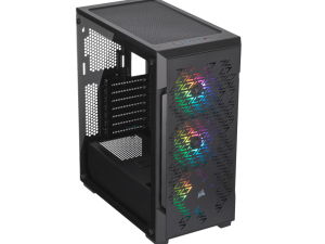 מארז מואר למחשב CORSAIR iCUE 220T RGB Airflow Mid-Tower Smart – שחור