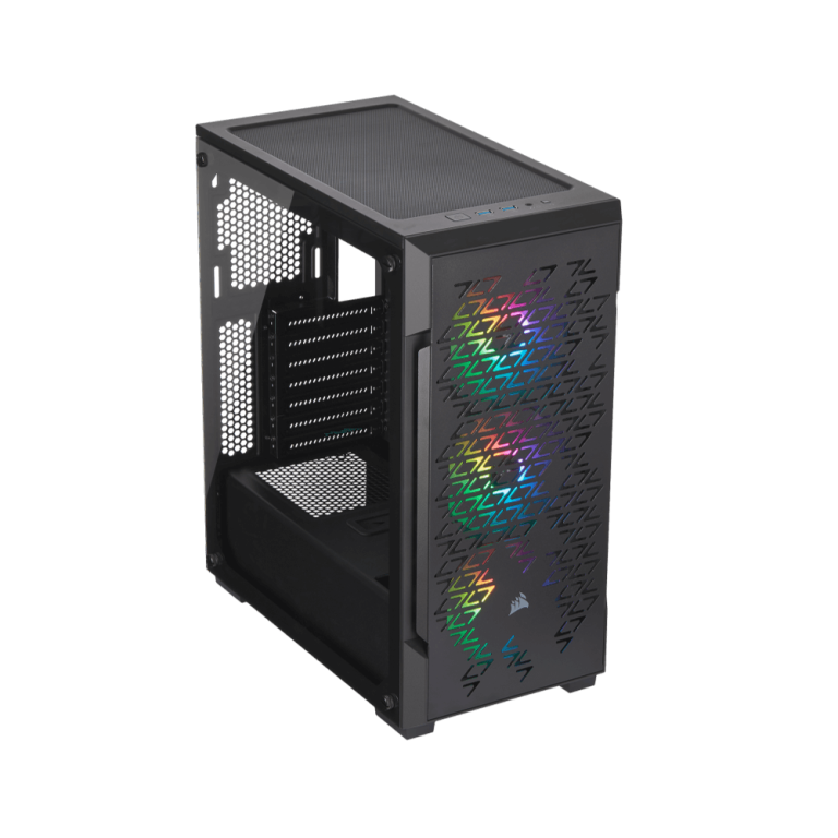 מארז מואר למחשב CORSAIR iCUE 220T RGB Airflow Mid-Tower Smart – שחור