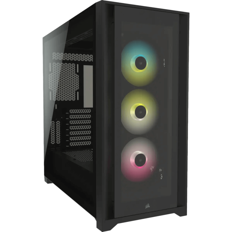 מארז למחשב CORSAIR iCUE 5000X RGB Tempered Glass Mid-Tower ATX Smart Case