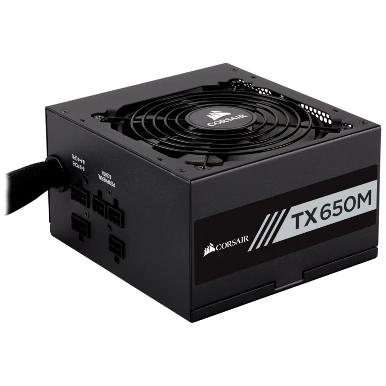 ספק כח אקטיבי Corsair TX650M 80+ Gold Semi-Modular 650W