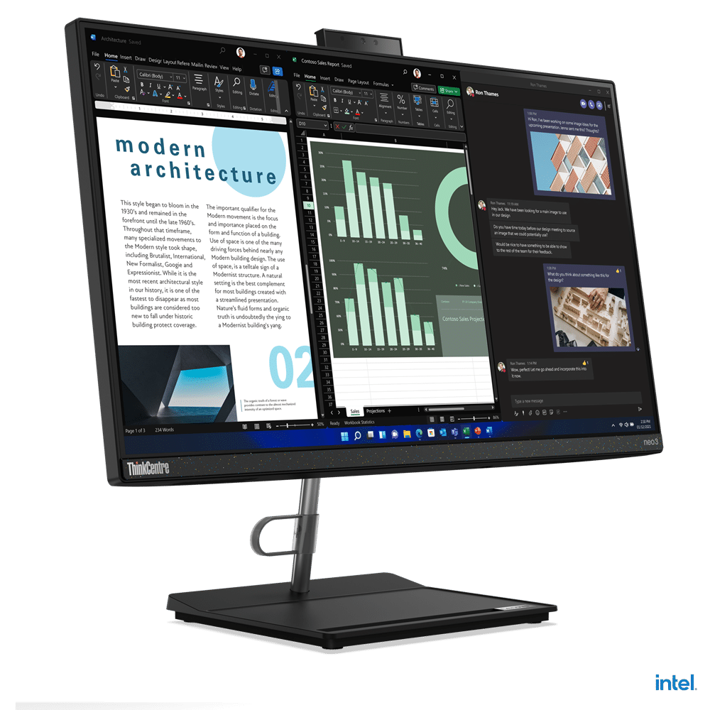 Lenovo ThinkCentre neo 50a 24 12B80015IV ‏23.8 ‏אינטש לנובו