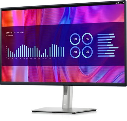 מסך מחשב Dell USB-C Hub Monitor P3223DE ‏31.5 ‏אינטש QHD דל