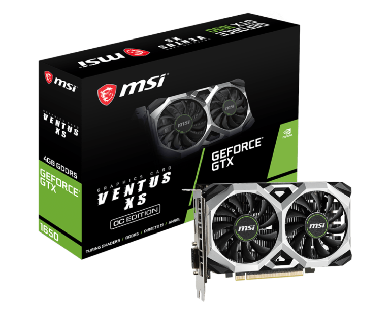 כרטיס מסך MSI GeForce GTX 1650 Ventus XS 4G OC