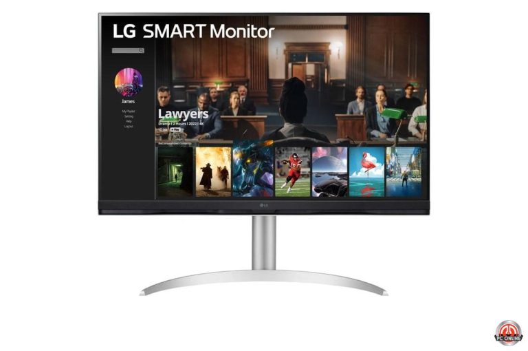 מסך מחשב 4K LG 32SQ730S-W