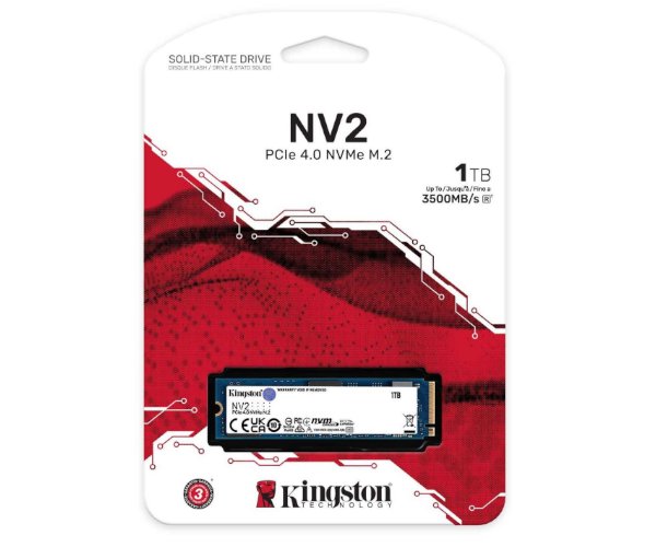 Kingston NV2 1TB NVME GEN 4.0 4X4 SNV2S/1000G