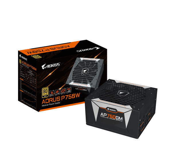 GP-AP750GM ספק כוח מודולרי AORUS P750W 80 PLUS GOLD Modular 13.5 FAN