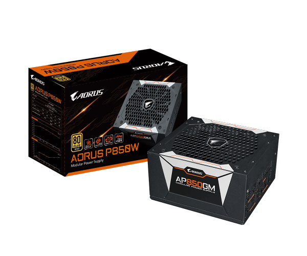 GP-AP850GM-EU ספק כוח מודולרי AORUS P850W 80 PLUS GOLD Modular 13.5 FAN