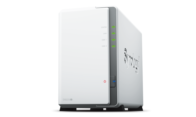 שרת אחסון NAS ללא כוננים Synology DiskStation DS223j 2-Bay