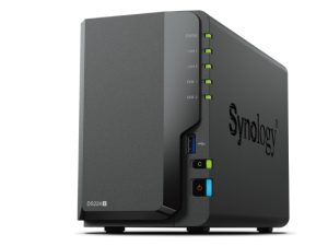 שרת אחסון NAS ללא כוננים Synology DiskStation DS224+ 2-Bay