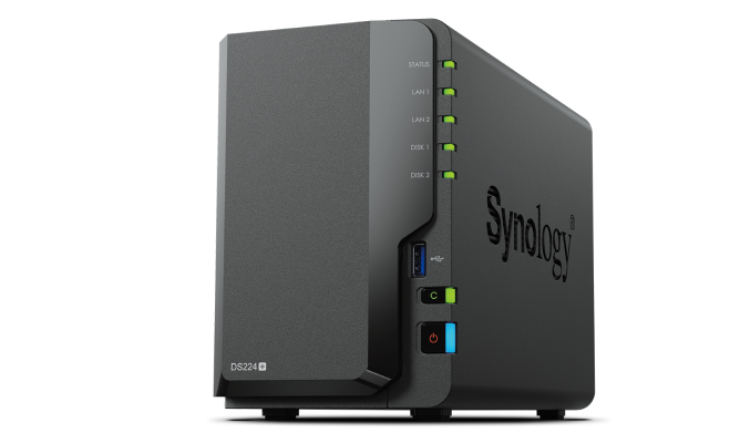 שרת אחסון NAS ללא כוננים Synology DiskStation DS224+ 2-Bay