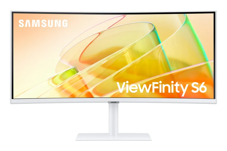 מסך מחשב ‏34 ‏אינטש Samsung ViewFinity S6 S34C650TAM UWQHD סמסונג