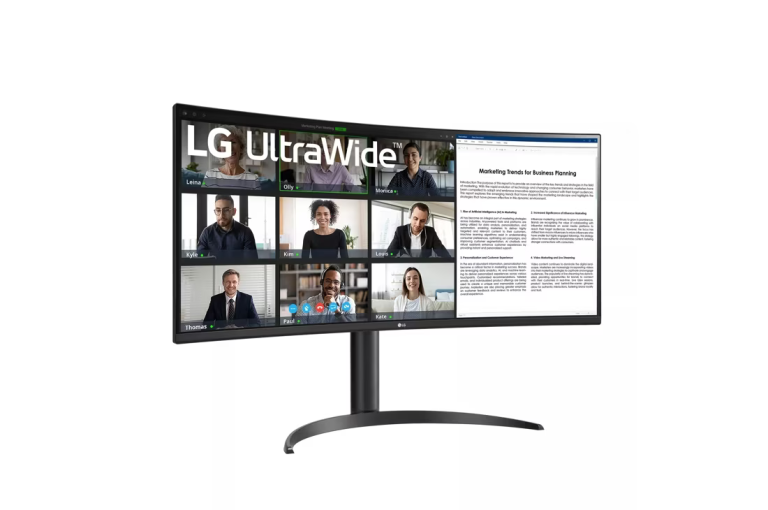 מסך מחשב ‏34 ‏אינטש LG 34WR55QC-B UWQHD