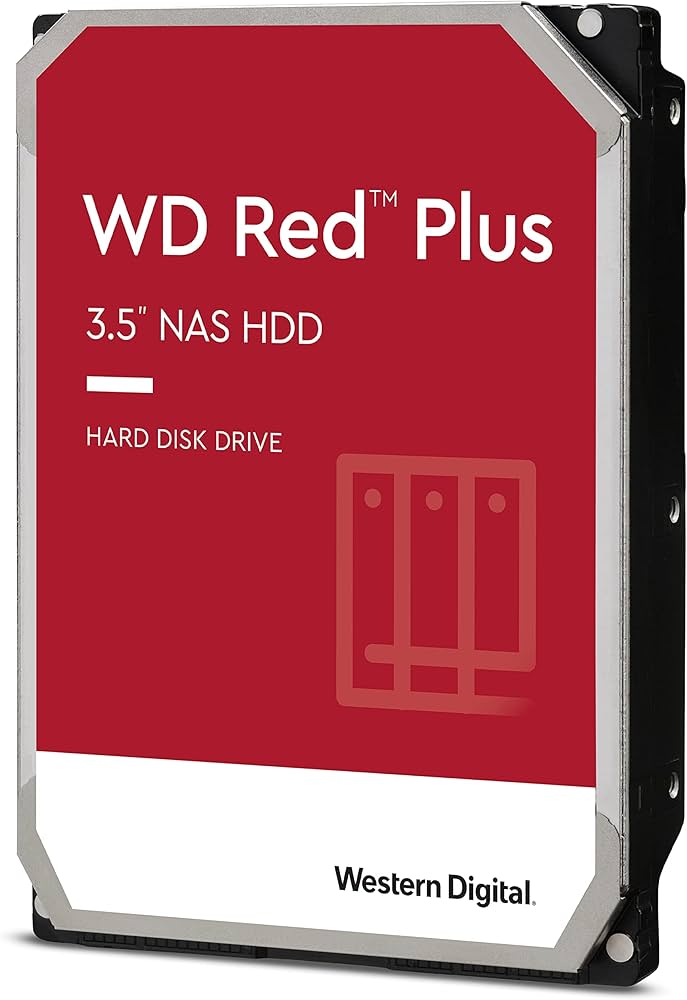 כונן קשיח Western Digital Red Plus NAS 4TB 256MB 5400RPM WD40EFPX