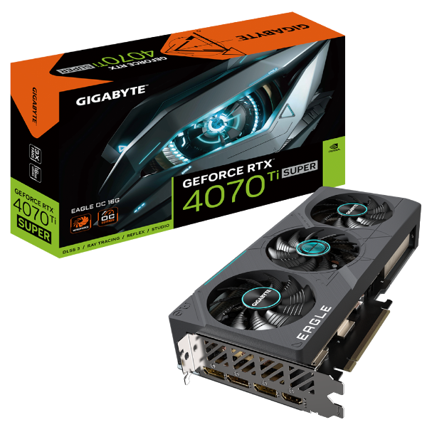 כרטיס מסך Gigabyte GeForce RTX 4070 Ti SUPER EAGLE OC 16GB