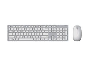 סט מקלדת ועכבר אלחוטי ASUS W5000 Copilot White