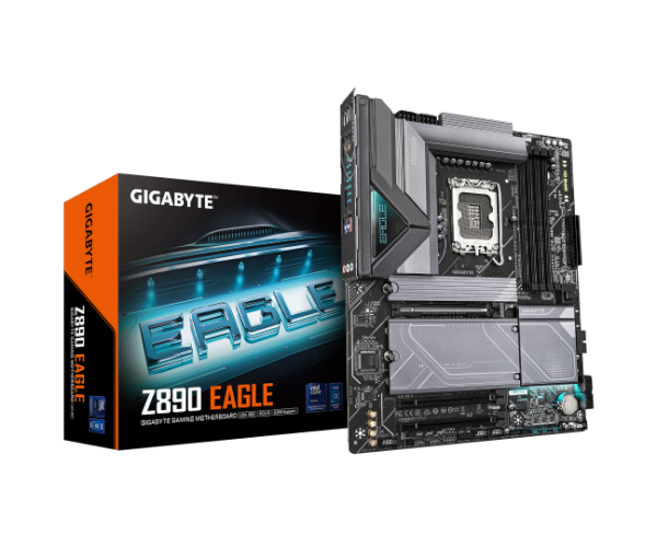 לוח לאינטל דור 15 Gigabyte Z890 EGALE WIFI7 BT 4XM.2 Slots ATX LG