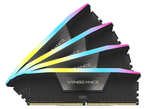 זכרון לנייח CORSAIR VENGEANCE RGB 64GB 4x16GB DDR5 6200MHz