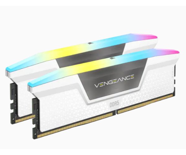 זכרון לנייח Corsair Vengeance RGB 32GB 2X16GB 5600Ghz C36 White