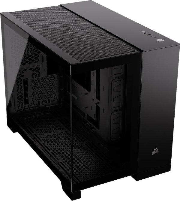 מארז Corsair 2500X Mini-Tower mATX Tempered Glass NO FANS