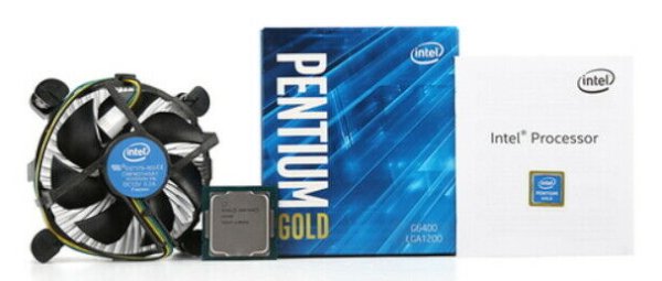 מעבד דור 10 Intel Pentium GOLD G6400 BOX LGA1200 2CRS 4Thrd 4GHZ