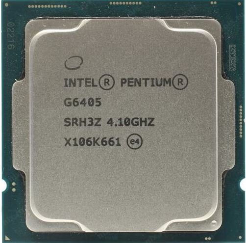 מעבד דור 10 Intel Pentium Gold G6405 Tray 4.1GHZ dual core