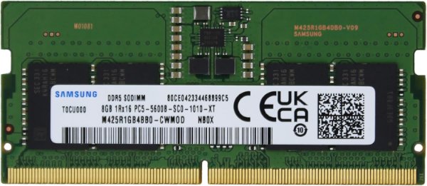 זכרון לנייד Samsung Memory DDR5 8GB 5600Mhz SO-DIMM