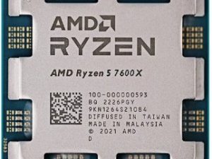 מעבד AMD R5 7600X ZEN4 AM5 6 Crs 12 Trd up to 5.3Ghz Radeon GPU