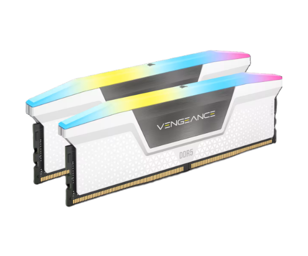 ז.לנייח Corsair Vengeance RGB DDR5 32GB 2X16 6000MHZ C36kit White