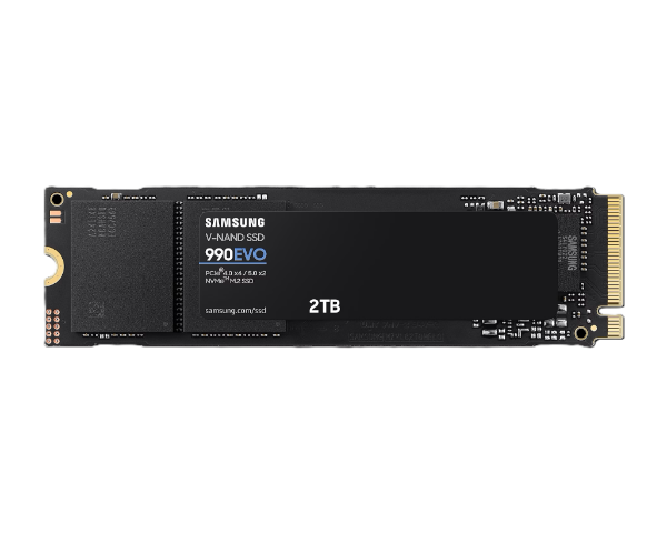 דיסק פנימי Samsung 990 EVO 2TB PCIE4.0X4/5.0X2 NVME gen 4/5