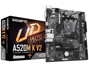 לוח אם Gigabyte AMD A520 K V2 rev 1.1 DDR4 For AM4