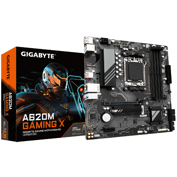 לוח אם Gigabyte A620M GAMING X AMD AM5 Micro-ATX