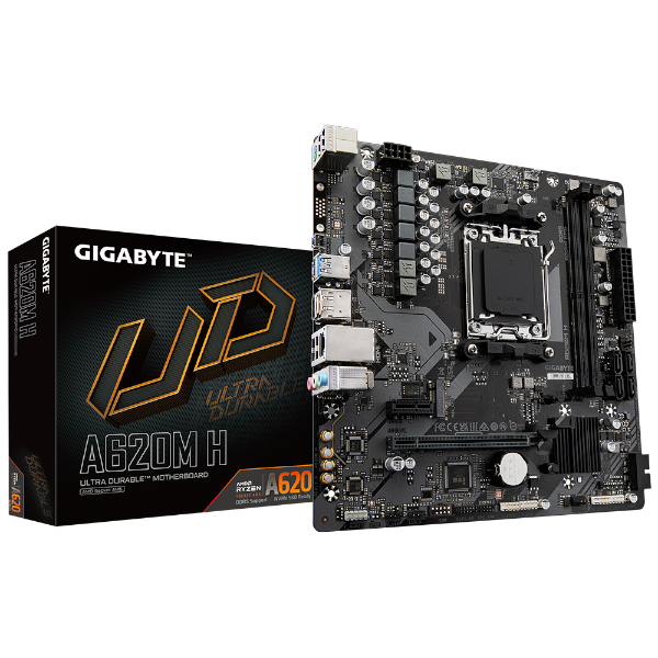 לוח למעבדי Gigabyte A620M H DDR5 1.2 mATX DP HDMI AM5 AMD