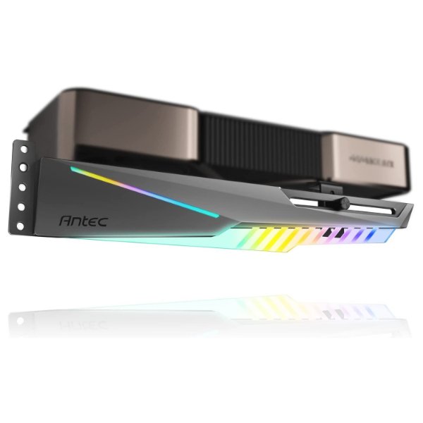 תומך לכרטיס מסך ANTEC GPU Holder Dagger Black RGB