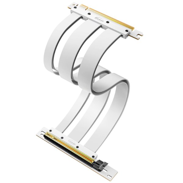 כבל לכרטיס מסך Antec PCIE 4.0 Riser Cable White