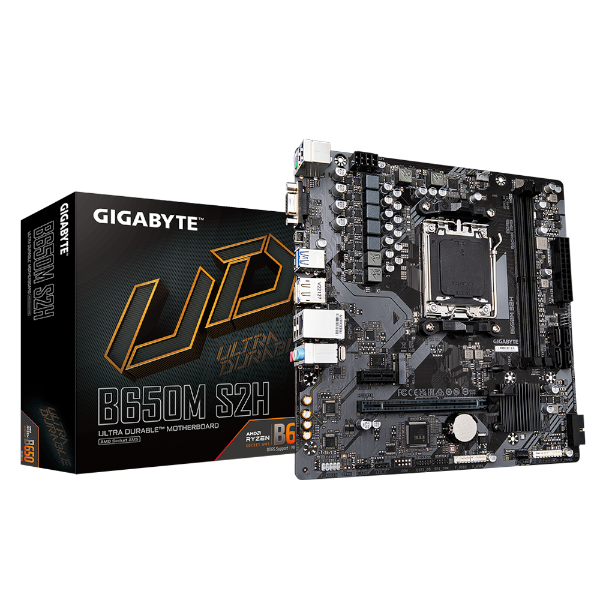 לוח Gigabyte B650M S2H 1.2 AM5 Micro-Atx DDR5 DP HDMI AMD