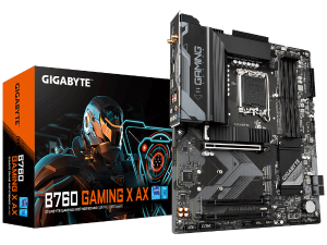 לוח למעבדי אינטל Gigabyte B760 Gaming X AX 1.2 DDR5 ATX WIFI6